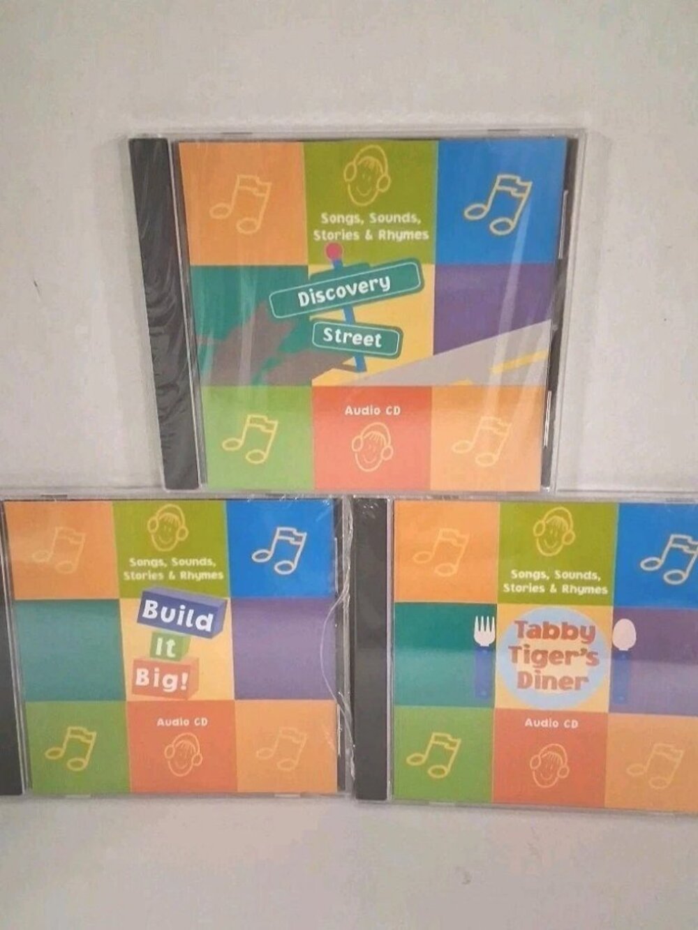 Doors To Discovery 3 Audio CD Lot: Build It Big, Discovery Street, Tabby Diner